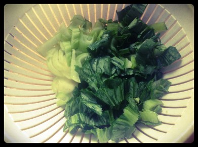 Pretty bok choy